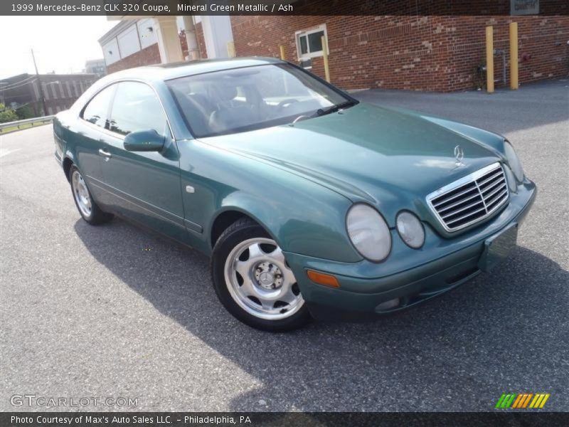 Mineral Green Metallic / Ash 1999 Mercedes-Benz CLK 320 Coupe