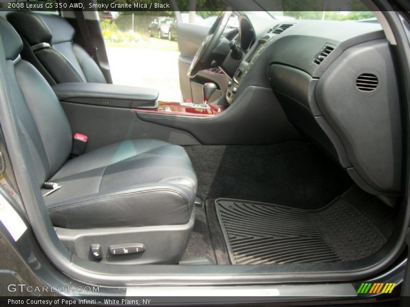 Smoky Granite Mica / Black 2008 Lexus GS 350 AWD