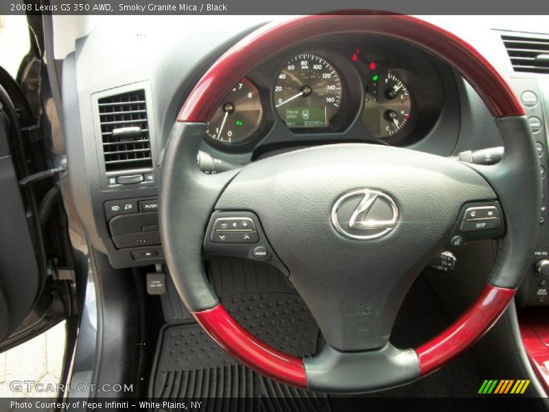 Smoky Granite Mica / Black 2008 Lexus GS 350 AWD
