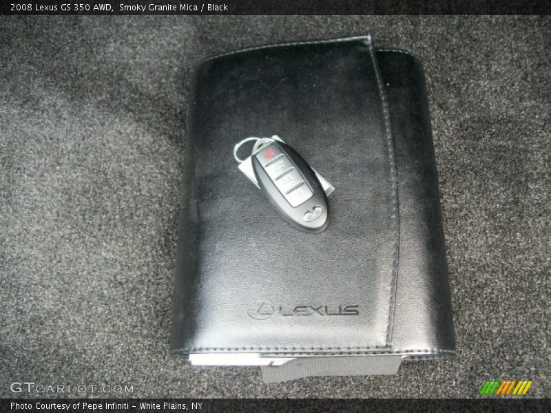 Smoky Granite Mica / Black 2008 Lexus GS 350 AWD