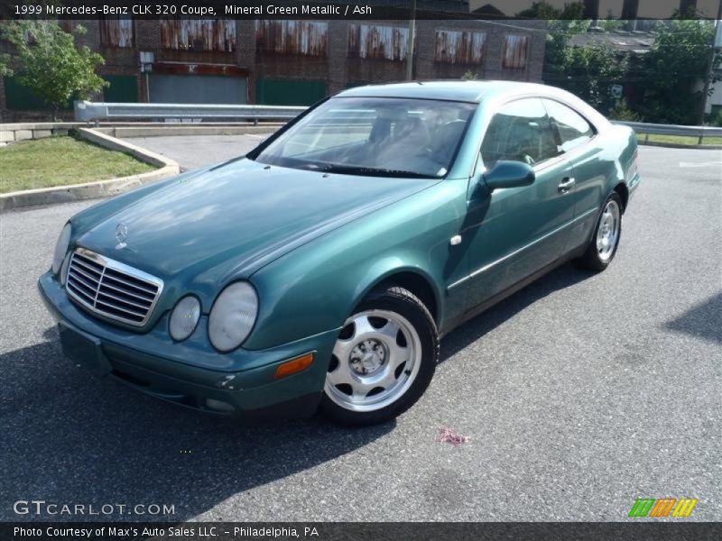 Mineral Green Metallic / Ash 1999 Mercedes-Benz CLK 320 Coupe