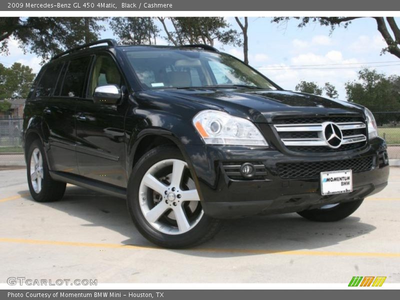 Black / Cashmere 2009 Mercedes-Benz GL 450 4Matic