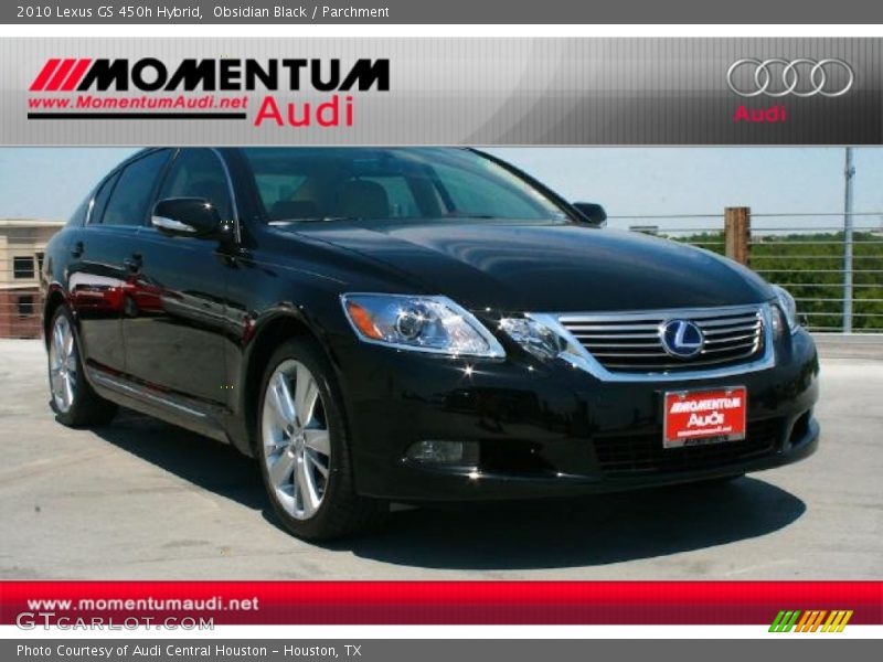 Obsidian Black / Parchment 2010 Lexus GS 450h Hybrid