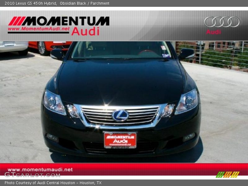 Obsidian Black / Parchment 2010 Lexus GS 450h Hybrid