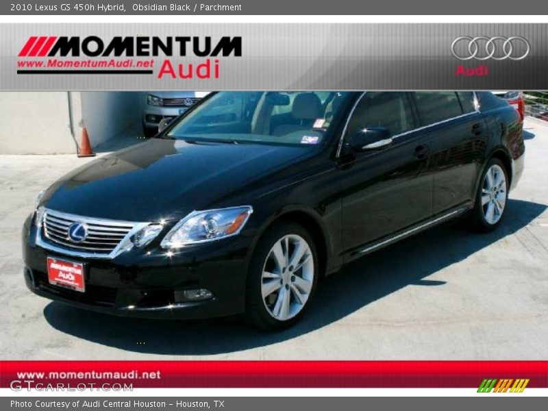 Obsidian Black / Parchment 2010 Lexus GS 450h Hybrid