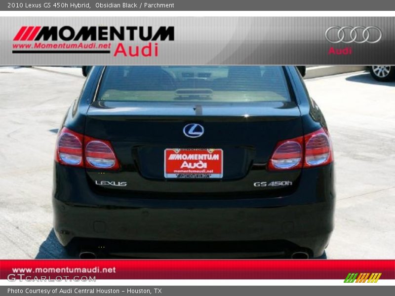 Obsidian Black / Parchment 2010 Lexus GS 450h Hybrid
