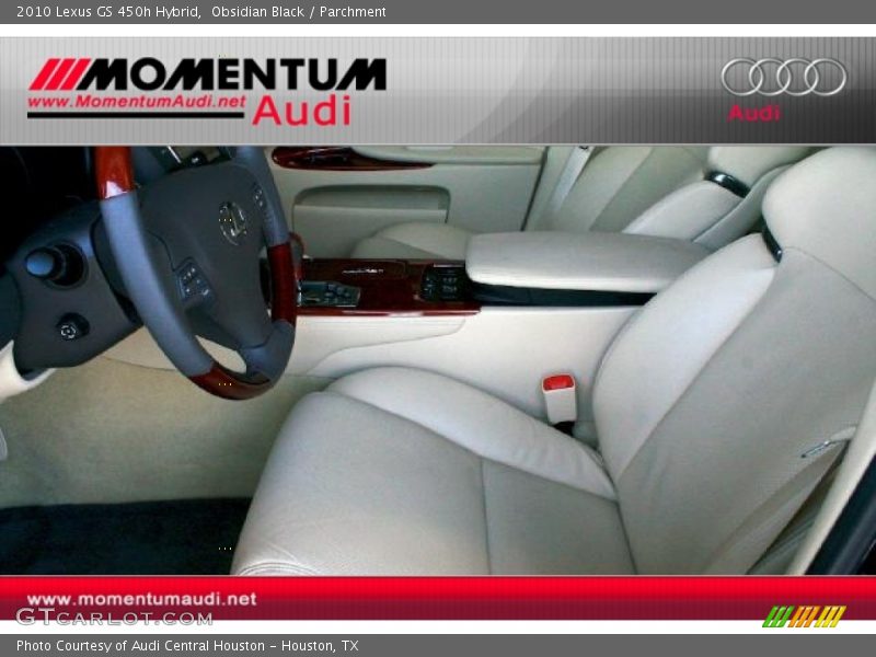 Obsidian Black / Parchment 2010 Lexus GS 450h Hybrid