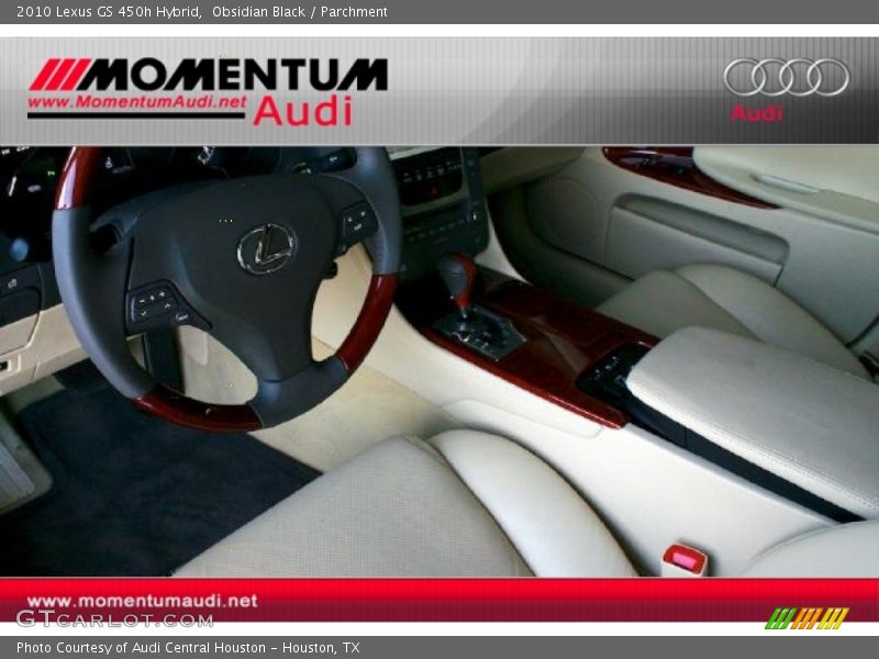 Obsidian Black / Parchment 2010 Lexus GS 450h Hybrid