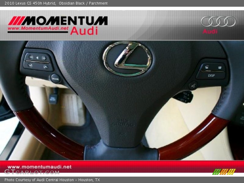 Obsidian Black / Parchment 2010 Lexus GS 450h Hybrid
