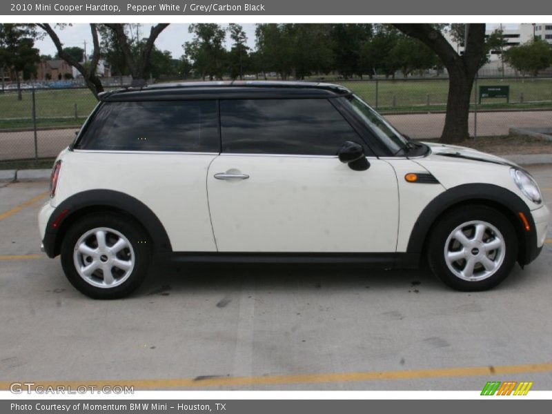 Pepper White / Grey/Carbon Black 2010 Mini Cooper Hardtop