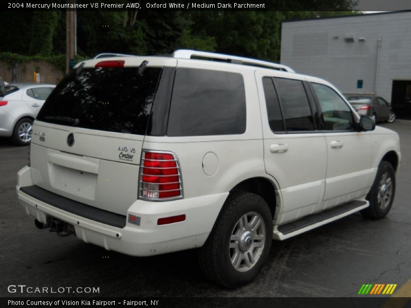 Oxford White / Medium Dark Parchment 2004 Mercury Mountaineer V8 Premier AWD