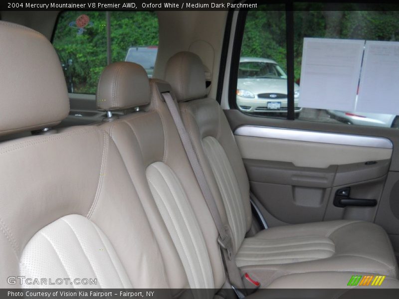Oxford White / Medium Dark Parchment 2004 Mercury Mountaineer V8 Premier AWD