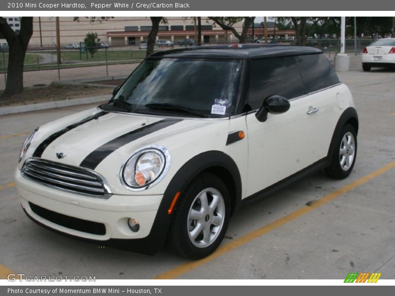 Pepper White / Grey/Carbon Black 2010 Mini Cooper Hardtop