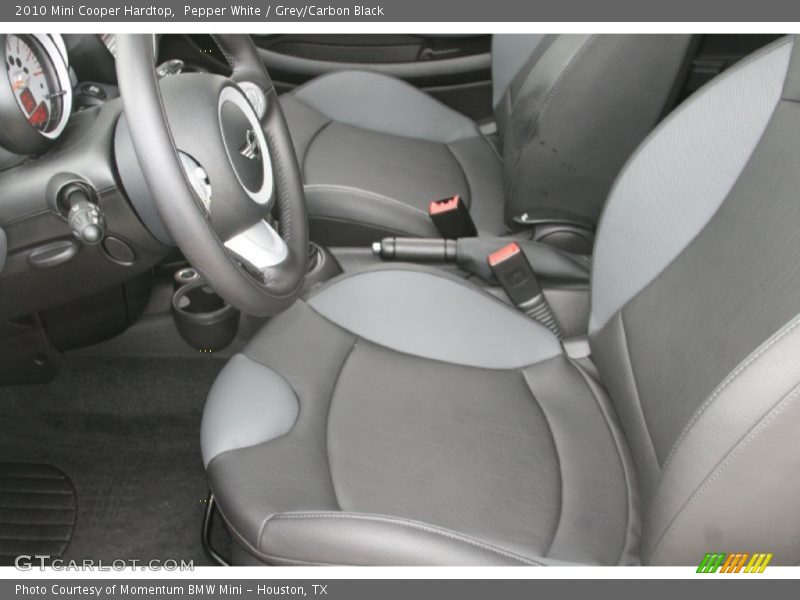 Pepper White / Grey/Carbon Black 2010 Mini Cooper Hardtop