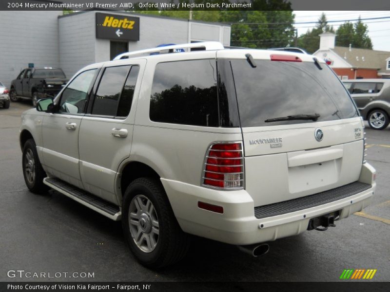 Oxford White / Medium Dark Parchment 2004 Mercury Mountaineer V8 Premier AWD