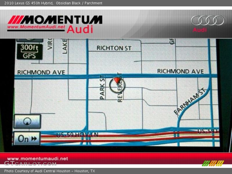 Obsidian Black / Parchment 2010 Lexus GS 450h Hybrid