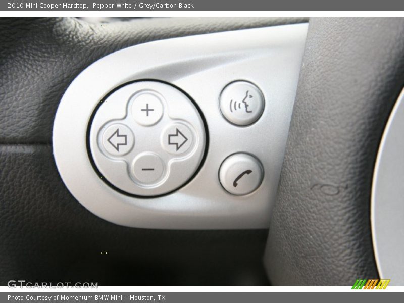 Pepper White / Grey/Carbon Black 2010 Mini Cooper Hardtop