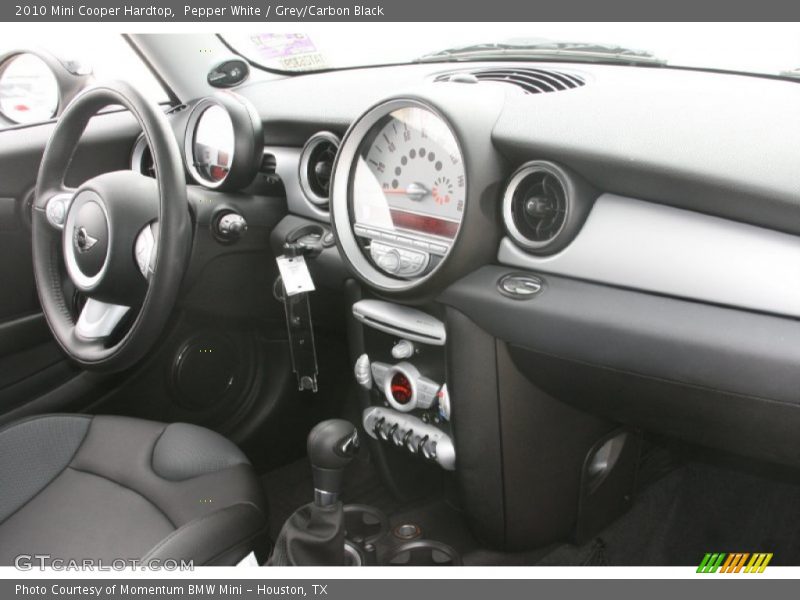 Pepper White / Grey/Carbon Black 2010 Mini Cooper Hardtop