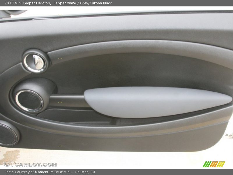 Pepper White / Grey/Carbon Black 2010 Mini Cooper Hardtop
