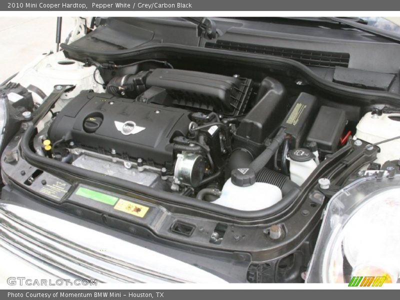 Pepper White / Grey/Carbon Black 2010 Mini Cooper Hardtop