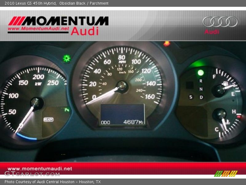 Obsidian Black / Parchment 2010 Lexus GS 450h Hybrid