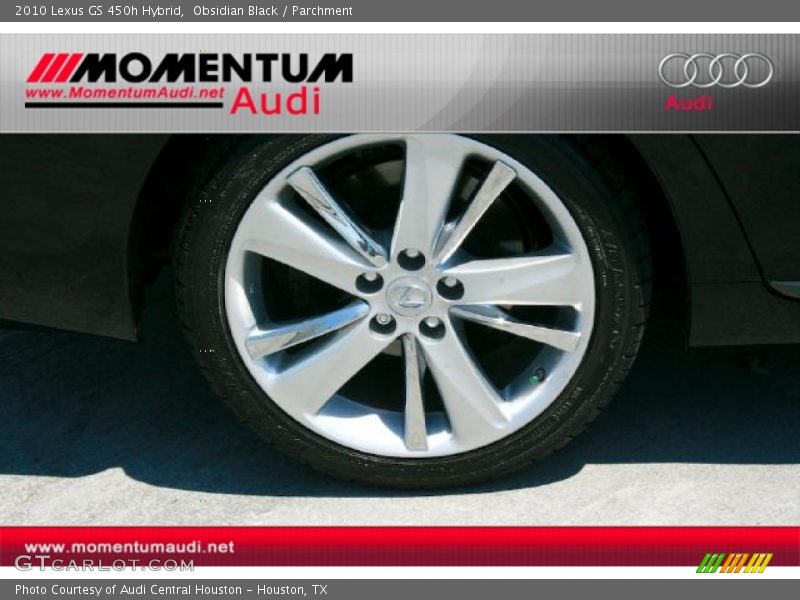 Obsidian Black / Parchment 2010 Lexus GS 450h Hybrid