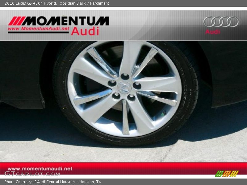 Obsidian Black / Parchment 2010 Lexus GS 450h Hybrid