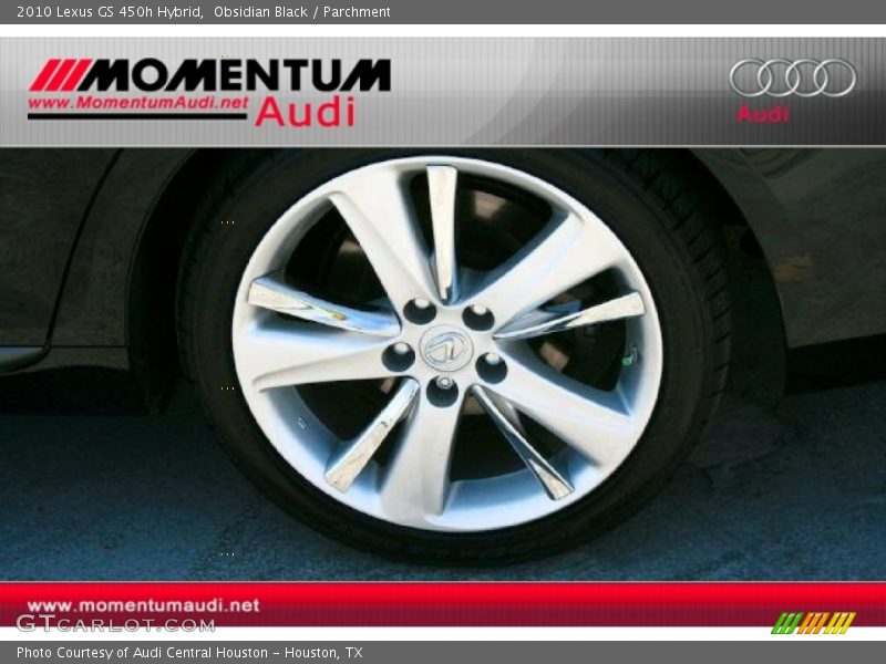 Obsidian Black / Parchment 2010 Lexus GS 450h Hybrid