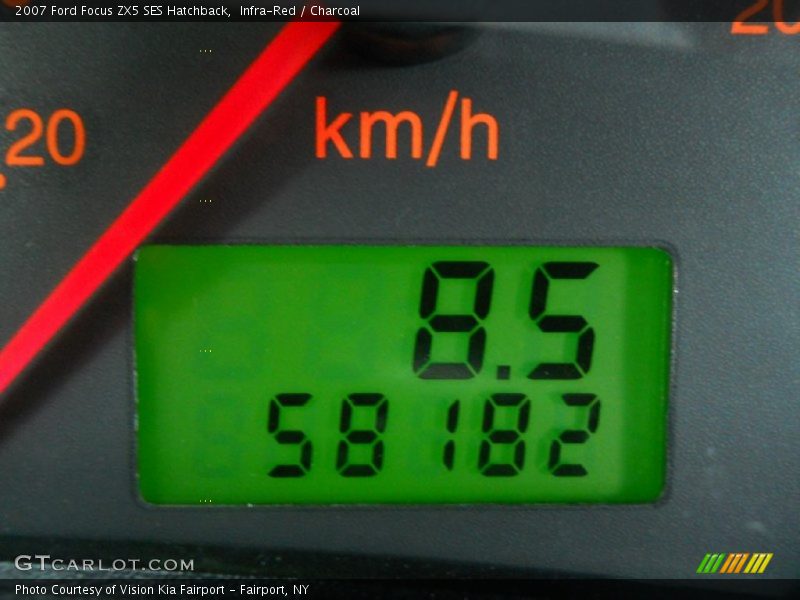 Infra-Red / Charcoal 2007 Ford Focus ZX5 SES Hatchback