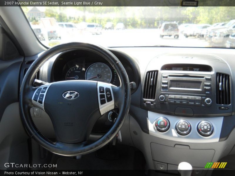 Seattle Light Blue / Gray 2007 Hyundai Elantra SE Sedan