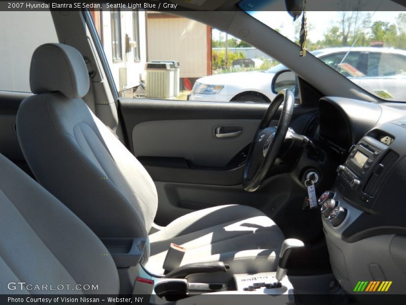 Seattle Light Blue / Gray 2007 Hyundai Elantra SE Sedan