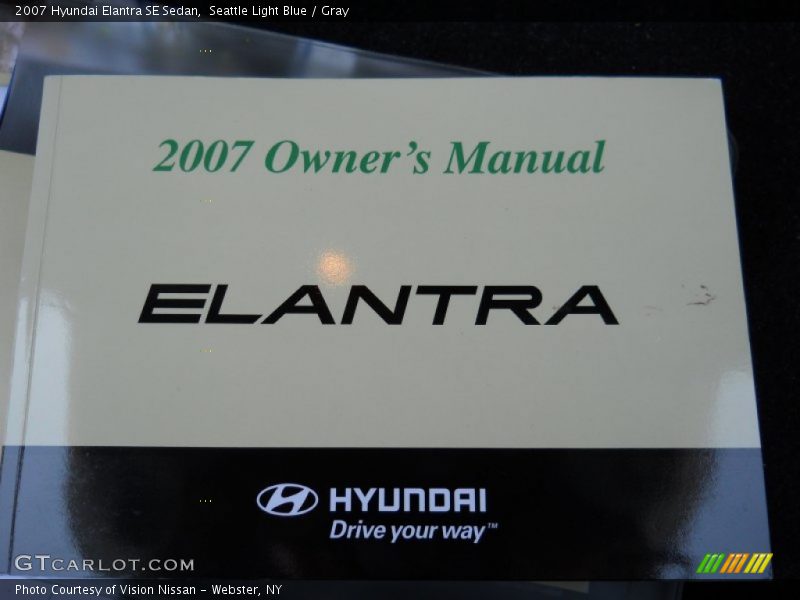 Seattle Light Blue / Gray 2007 Hyundai Elantra SE Sedan