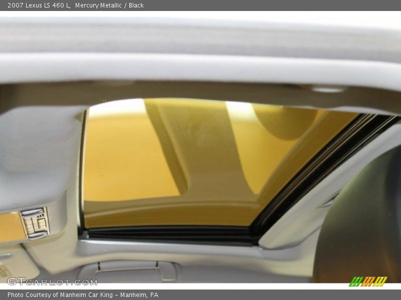 Mercury Metallic / Black 2007 Lexus LS 460 L