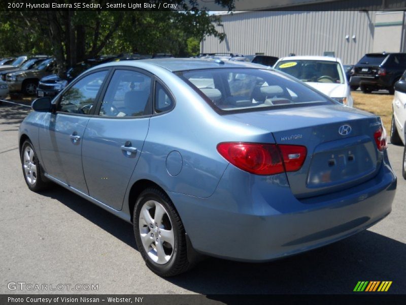 Seattle Light Blue / Gray 2007 Hyundai Elantra SE Sedan