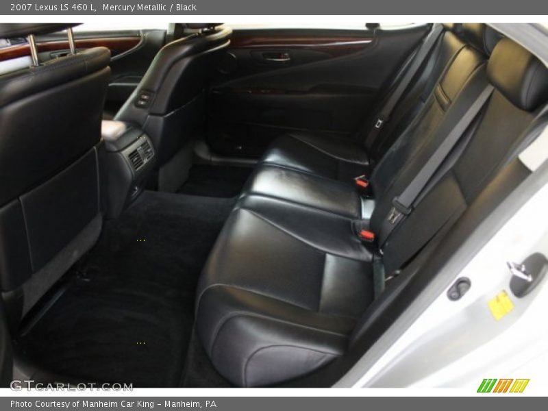 Mercury Metallic / Black 2007 Lexus LS 460 L