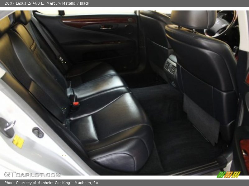 Mercury Metallic / Black 2007 Lexus LS 460 L