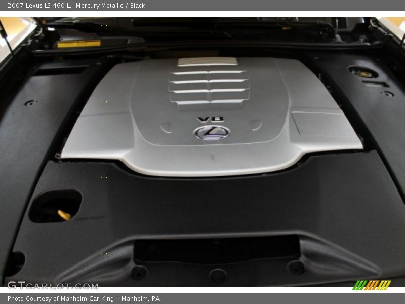Mercury Metallic / Black 2007 Lexus LS 460 L