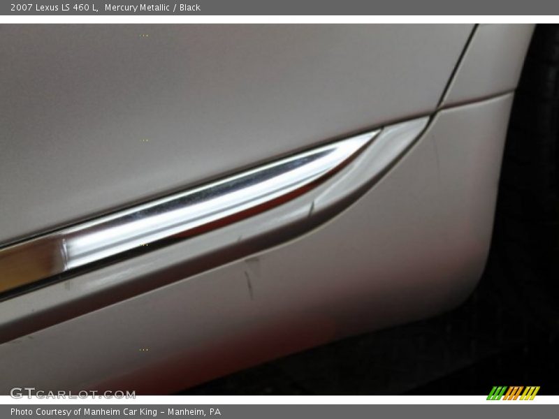 Mercury Metallic / Black 2007 Lexus LS 460 L