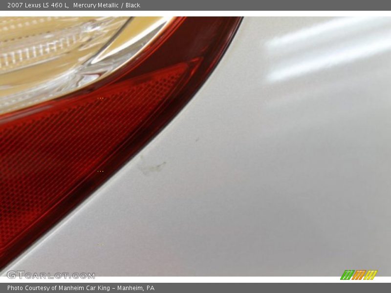 Mercury Metallic / Black 2007 Lexus LS 460 L
