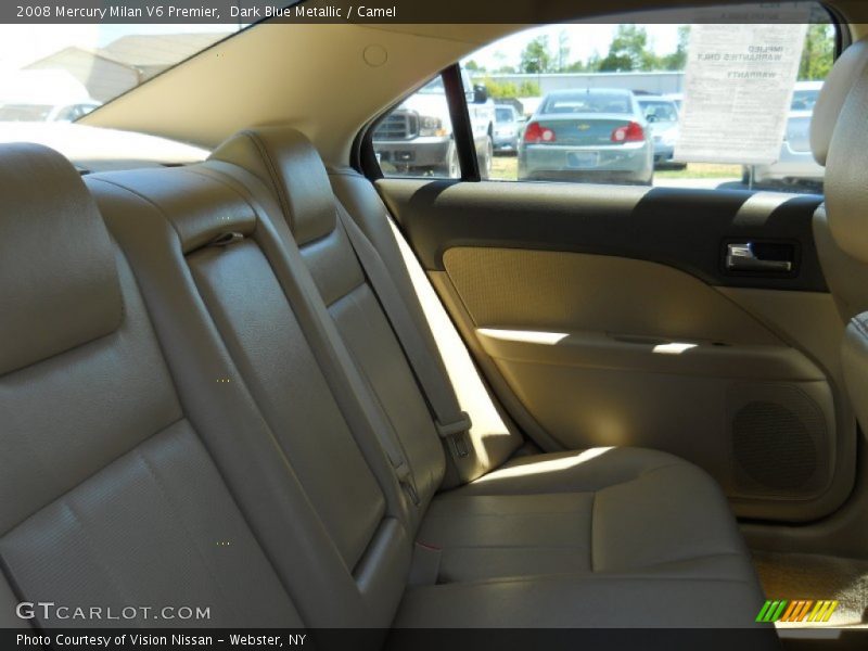 Dark Blue Metallic / Camel 2008 Mercury Milan V6 Premier