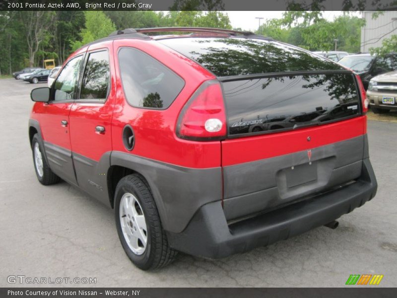 Bright Red / Dark Gray 2001 Pontiac Aztek AWD