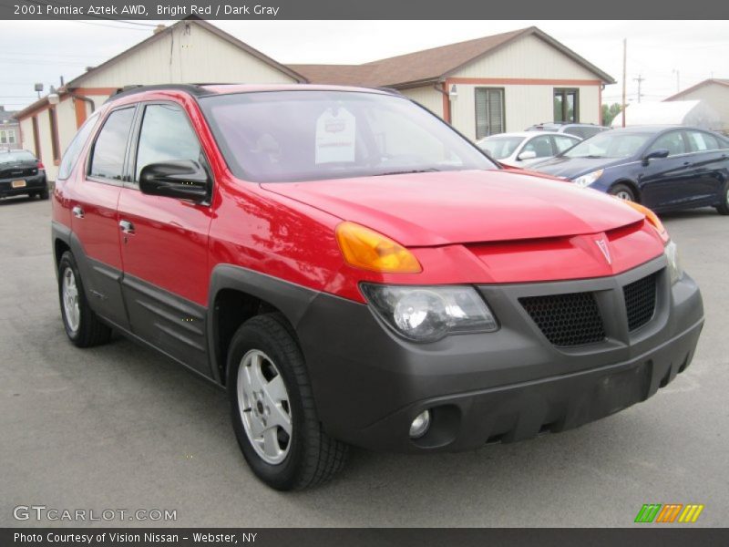 Bright Red / Dark Gray 2001 Pontiac Aztek AWD