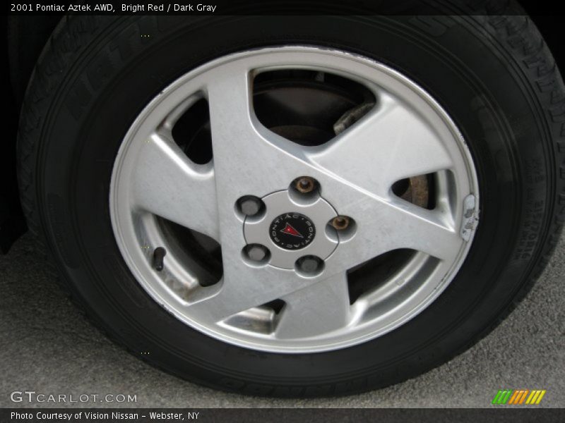 Bright Red / Dark Gray 2001 Pontiac Aztek AWD