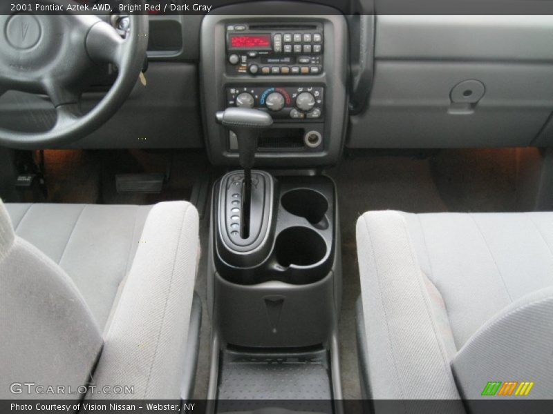 Controls of 2001 Aztek AWD