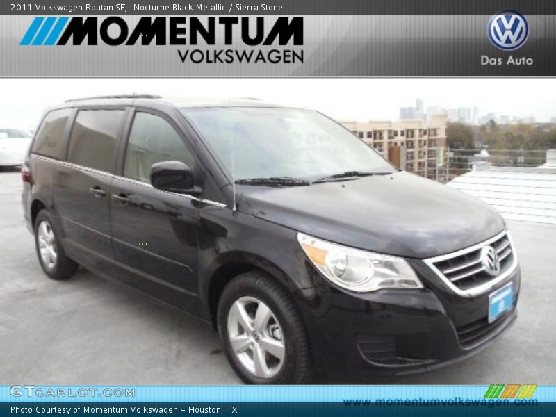 Nocturne Black Metallic / Sierra Stone 2011 Volkswagen Routan SE