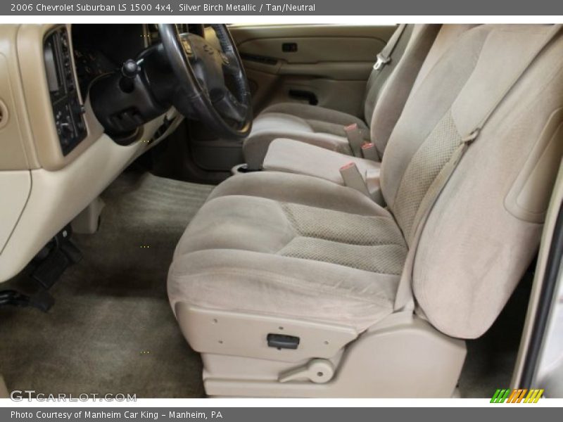 Silver Birch Metallic / Tan/Neutral 2006 Chevrolet Suburban LS 1500 4x4