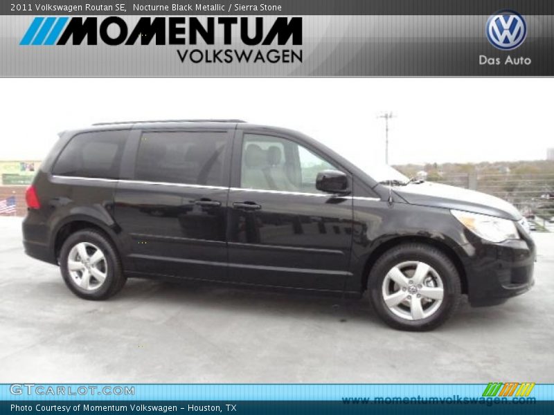 Nocturne Black Metallic / Sierra Stone 2011 Volkswagen Routan SE