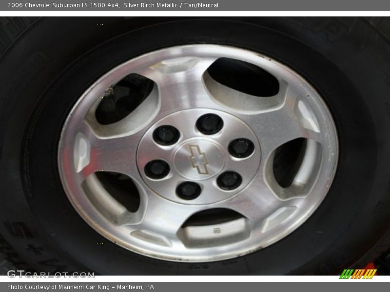 Silver Birch Metallic / Tan/Neutral 2006 Chevrolet Suburban LS 1500 4x4
