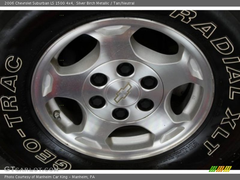 Silver Birch Metallic / Tan/Neutral 2006 Chevrolet Suburban LS 1500 4x4
