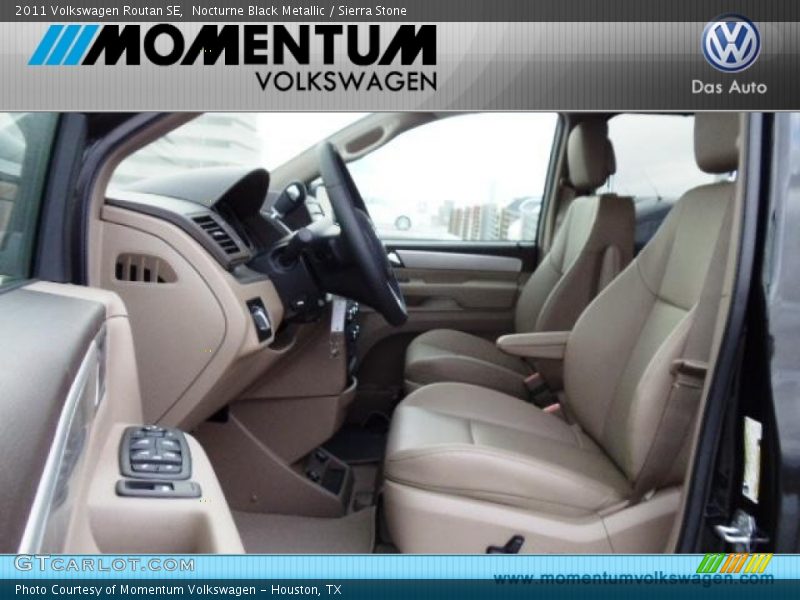 Nocturne Black Metallic / Sierra Stone 2011 Volkswagen Routan SE
